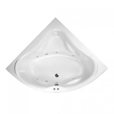 Ванна EXCELLENT Konsul 150x150 "SOFT" (хром), артикул WAEX.KON15.SOFT.CR