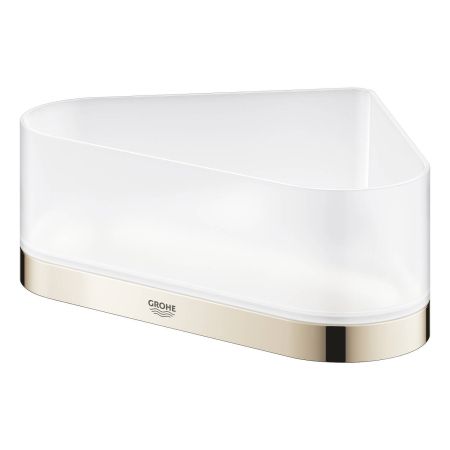 Полочка для душа GROHE Selection, угловая с держателем, никель глянец (41038BE0), артикул 41038BE0