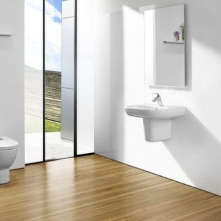 Раковина Roca Meridian 55 327243000 Белая, артикул 327243000