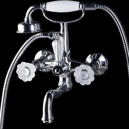 Смеситель для ванны(душевой комплект), Camelia хром_Комплект, артикул 273-Camelia