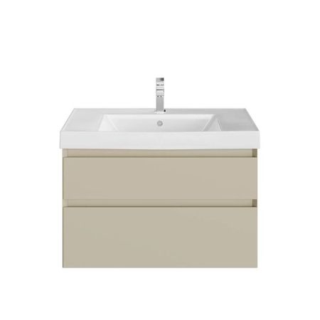 Тумба CUBO подвесная с ящиками 80, лимо матовая, артикул CUB.80.2\LIM