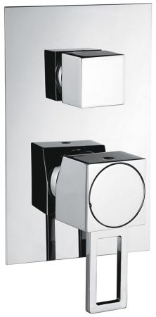 Внутристенный смеситель Gea на 3 выхода, цвет хром, артикул 26029LACR