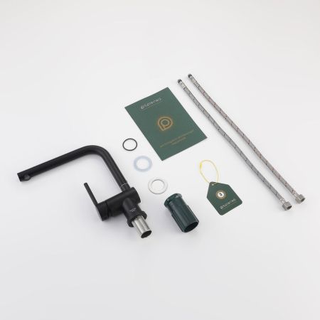 Смеситель для кухни Splenka S205.40.06, черный, артикул S205.40.06