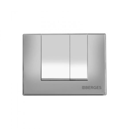 Комплект BERGES для монтажа  подвесного унитаза: инсталляция NOVUM525, кнопка S3 хром глянец, унитаз EGO Rimless, сидение дюропласт  Toma Slim SO, микролифт, быстросьем, артикул 047243