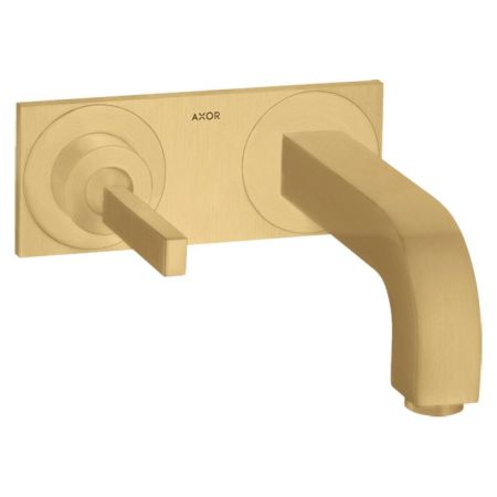 AX Citterio Смеситель для раковины , цвет шлифованное золото, артикул 39115250