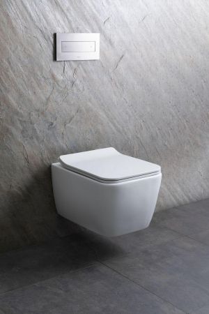 Чаша подвесного унитаза Allen Brau Liberty 4.33007.21 белый матовый, артикул 4.33007.21