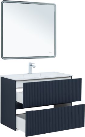 Тумба под раковину Aquanet Джейн 90 маренго, артикул 00313303