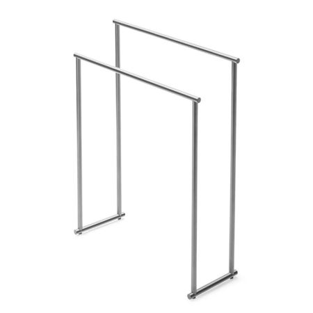 Decor Walther Bar Полотенцедержатель 87см., напольный, двойной, цвет: сталь матовая, артикул 0509276