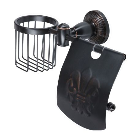 Держатель для туалетной бумаги и освежителя Savol S-R06651H, черный, артикул S-R06651H