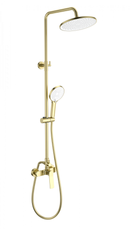 Душевая система WONZON & WOGHAND, Брашированное золото (WW-B3200-BG), артикул WW-B3200-BG