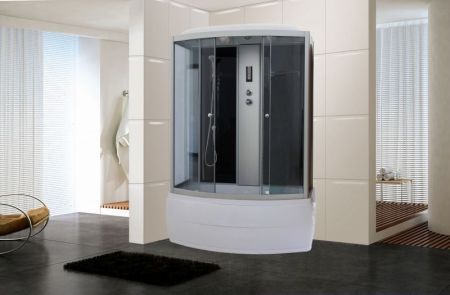 Душевой бокс Parly Classic CN170 170х215 профиль Сатин стекло тонированное, артикул 5634