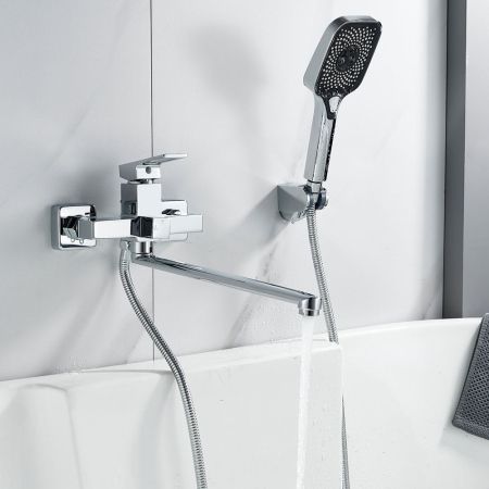 Смеситель для ванны Raffine F2296, хром