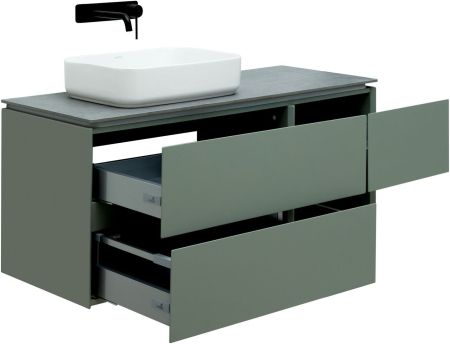 Тумба под раковину Allen Brau Infinity 120 1.21005.CGM L олива матовый, артикул 1.21005.CGM
