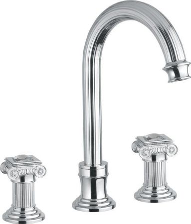 Смеситель для раковины на три отверстия CEZARES OLIMP-BLS2-A, артикул OLIMP-BLS2-A-01-O