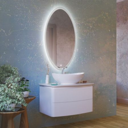 Зеркало Raval Moon 60 с подсветкой Хром