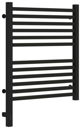 Полотенцесушитель электрический "МОДУС 3.0" 600х500 / МЭМ левый (Матовый чёрный)