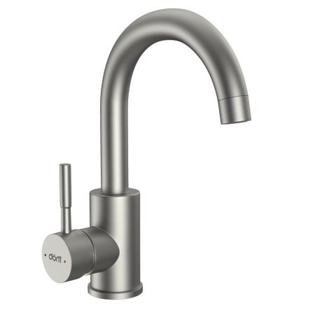 D3002101SS Logic смеситель для умывальника поворотный, нержавеющая сталь, артикул D3002101SS