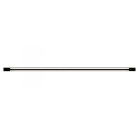 Желоб BERGES водосток напольный SUPER Slim 800 нержавеющая сталь, решетка  матовый черный, S-сифон D50/110 вертикальный, артикул 095054