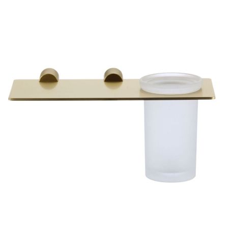 Стакан для ванной комнаты Savol S-002158C, матовое золото, артикул S-002158C