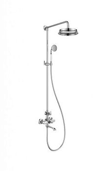 Душевая стойка со смесителем и изливом CEZARES LIBERTY-F-CVD арт. LIBERTY-CVD-BR