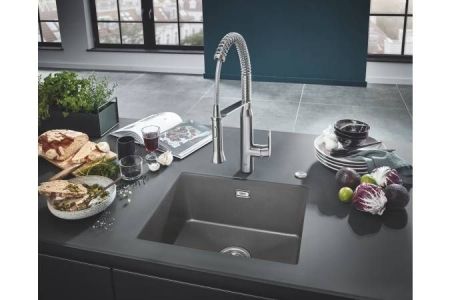 Мойка GROHE K700U с одной чашей, 533 x 457 мм, серый гранит (31654AT0), артикул 31654AT0