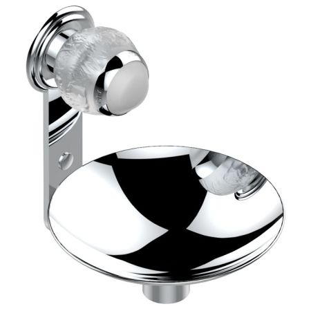 THG PANTHERE CRISTAL CLAIR Мыльница металлическая ø150 мм., подвесная, цвет хром, артикул A2H-A02-546GM