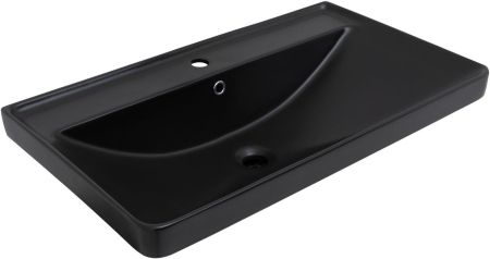 Раковина Aquanet Ирис 80 черная матовая