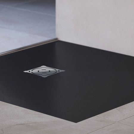 Душевой поддон квадратный RGW ST-B Черный, артикул 16152075-04