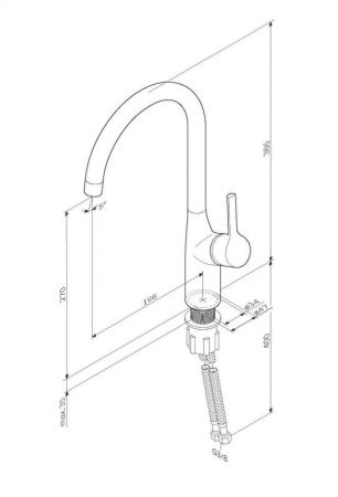 Смеситель для кухни AM.PM X-Joy S F85B07000 Хром