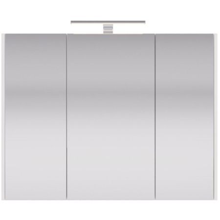 Зеркальный шкаф Dreja Prime 90 см, белый, артикул 99.9306