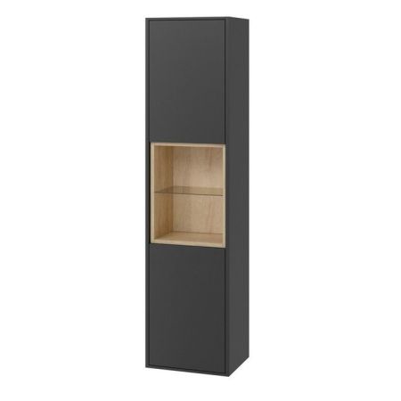 Шкаф-пенал EXCELLENT Tuto 40 см (серый/дуб), артикул MLEX.0201.400.GRBL