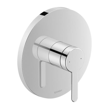 Duravit C.1 Смеситель для душа скрытого монтажа (наружная часть круг), цвет: хром, артикул C14210010010