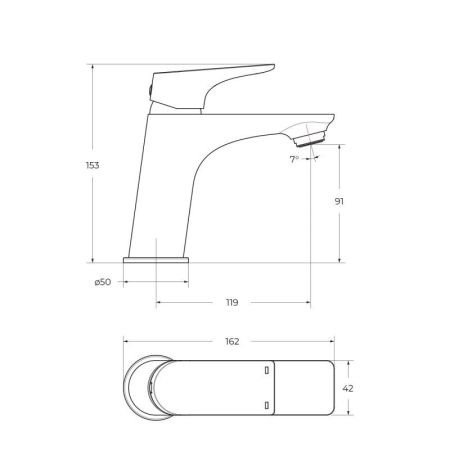 MARINO Комплект смесителей для ванной - смеситель для ванны и смеситель для раковины, артикул MARINO-VASM/LVM-CRM