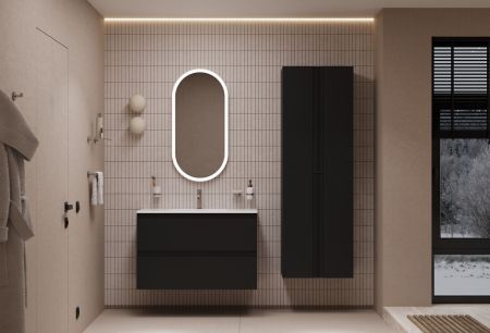 Тумба под раковину Allen Brau Fantasy 80 1.11001.AM антрацит матовый, артикул 1.11001.AM