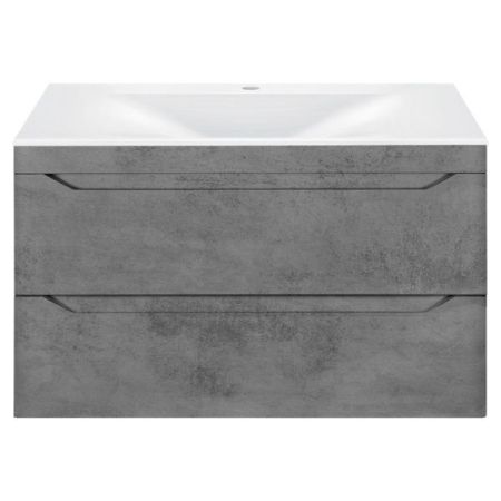 Тумба под раковину Vincea Fine VMC-2F800BT подвесная Beton, артикул VMC-2F800BT