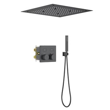 Душевая система встроенная с термостатом Timo Petruma черный (SX-5209/03SM)