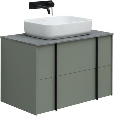 Тумба под раковину Allen Brau Reality 80 1.32005.CGM олива матовый, артикул 1.32005.CGM