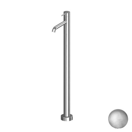 GATTONI CIRCLE TWO Смеситель напольный для раковины, цвет NICKEL SPAZZOLATO, артикул 9109/90NS