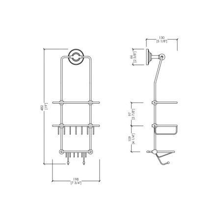 Devon First Class Мыльница подвесная с полочкой , цвет хром, артикул MARD62CR