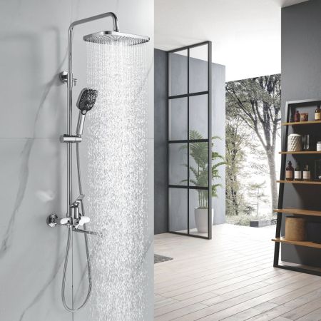 Душевая система Shevanik S6236, хром, артикул S6236