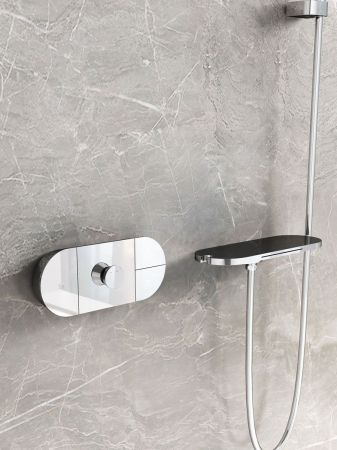 Душевой комплект Futura VSFW-2F12TCH термостатический встраиваемый, 3 режима, хром, артикул VSFW-2F12TCH