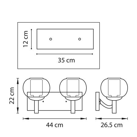 Бра Fiamma Lightstar 730623, артикул 730623
