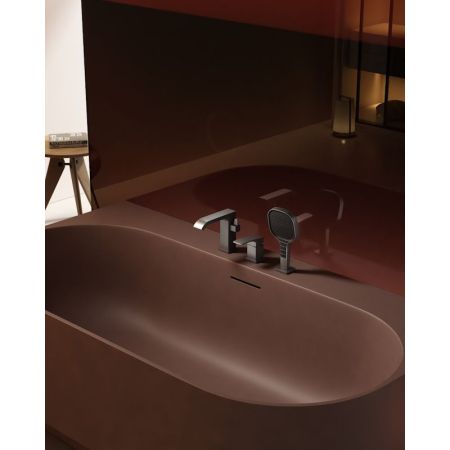 Смеситель на борт ванны Raglo R02.31.09, графит