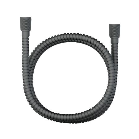 Шланг для душа в металлической оплётке 1500 мм WONZON & WOGHAND, Темный графит (WW-88RG02-1500-BGM)