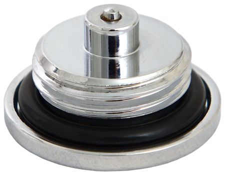 Воздухоотводчик "СТИЛЬЕ" хром d 28 мм / G 1/2" НР (Без покрытия), артикул 00100-0009