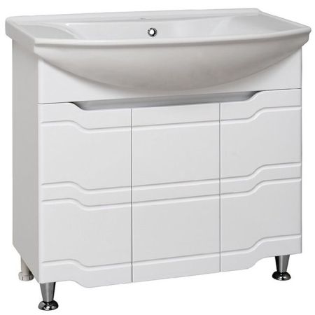 Тумба под раковину Runo Стиль 85 4620750025397 Белая, артикул 4620750025397