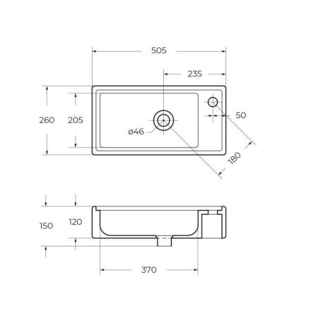 Мебель для ванной комнаты BELBAGNO KRAFT MINI, артикул 7045-KL
