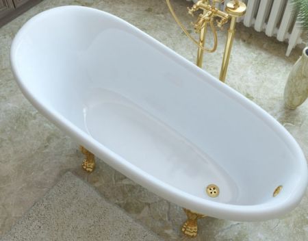 Ванна из искусственного камня Эстет Марсель 170x80 Белая, артикул ФР-00001849