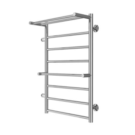 Полотенцесушитель водяной с полкой (боковое подключение) Terminus Анкона П8 50х80, артикул 4670078531476