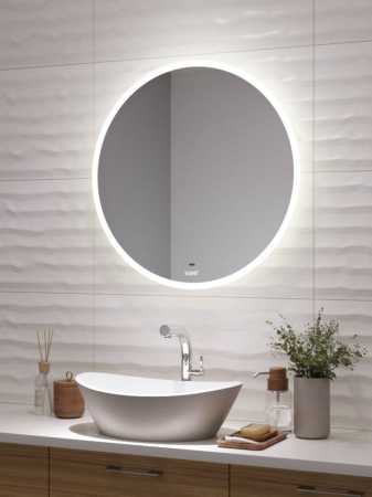 Зеркало VIANT "Мюнхен" 70х70 LED подсветка  (VMUN70-ZLED), артикул VMUN70-ZLED